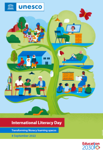 UNESCO International Literacy Day 2022 poster