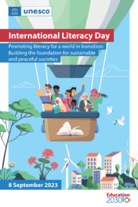 UNESCO International Literacy Day 2023 poster