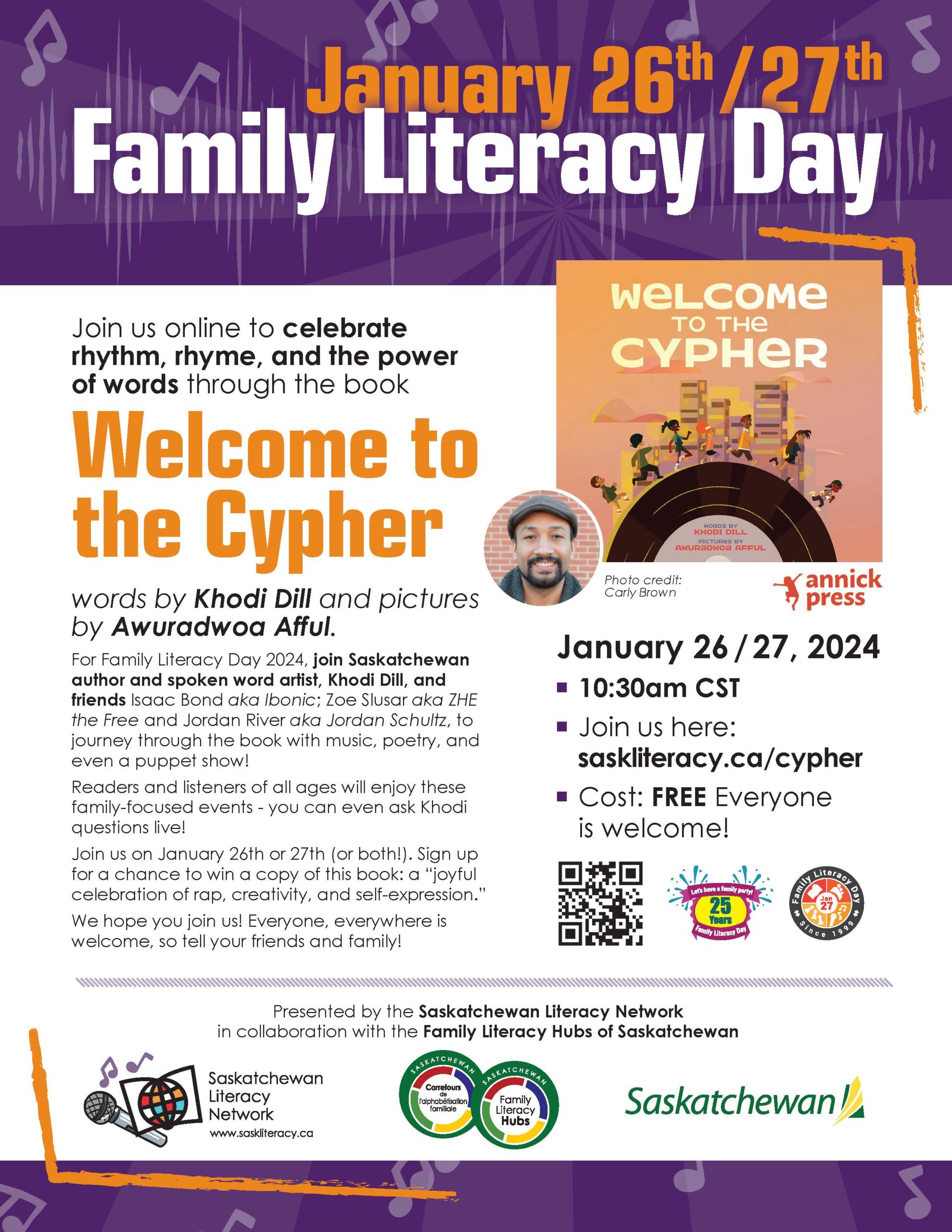 Family Literacy Day in Saskatchewan Saskatchewan Literacy Network